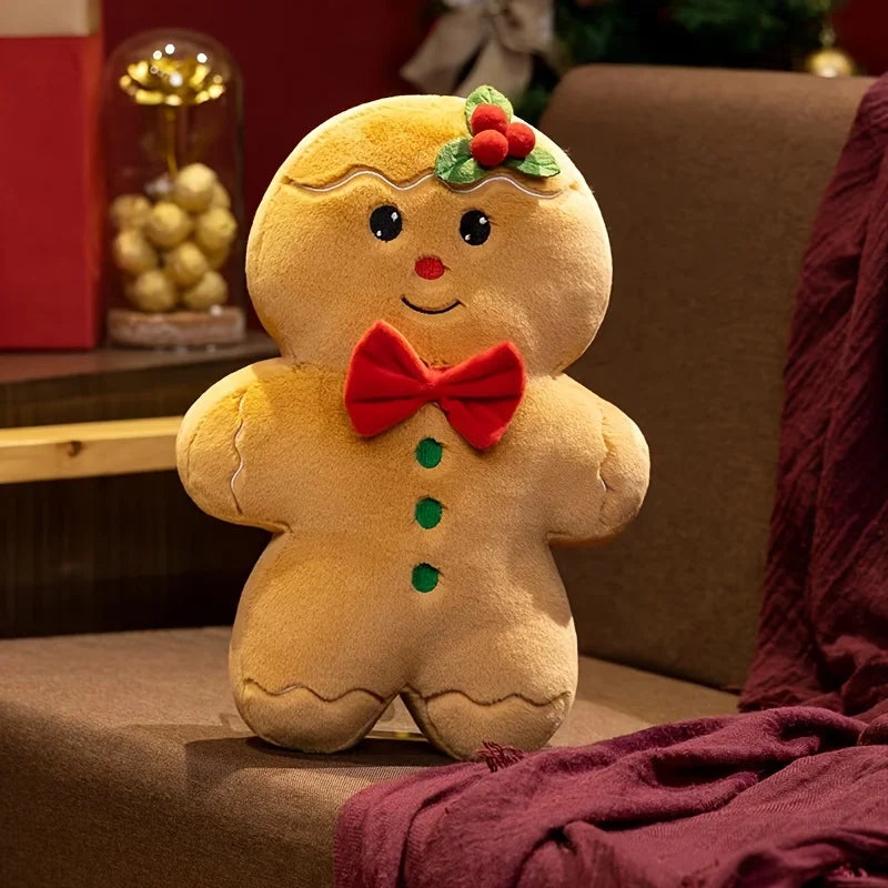 Christmas & New Year's Festive Plush Pillow - Perfect for Holiday Parties & Gifts, Mixed Colors