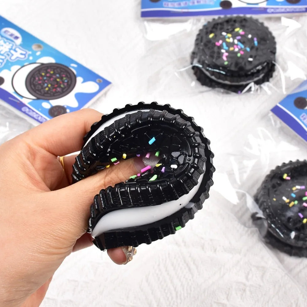 Stress Relief Squishy Toy. Creative Cookie Cake Super Soft Squeeze Toy.