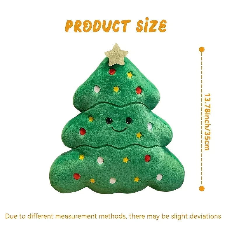 Christmas & New Year's Festive Plush Pillow - Perfect for Holiday Parties & Gifts, Mixed Colors