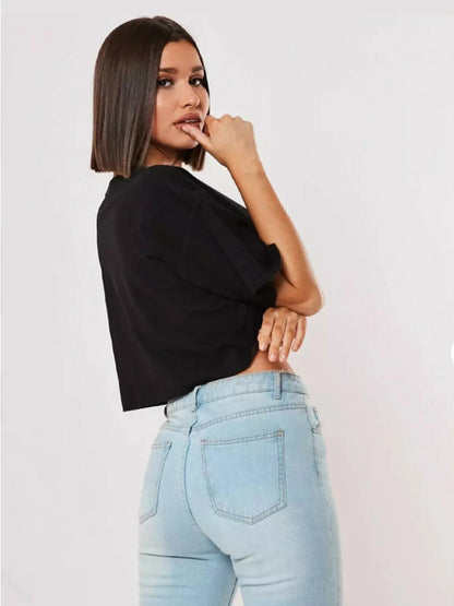 Cotton Crop Top Loose fit