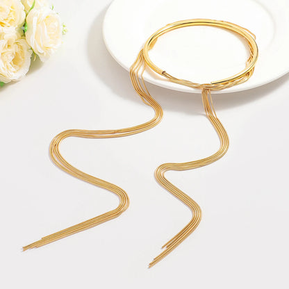 Collar Tassel Necklace Light Luxury