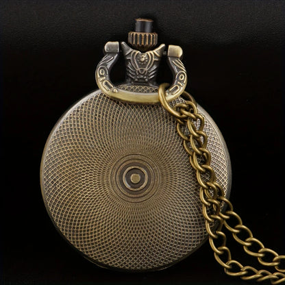 Vintage Bohemian Pocket Watch,  Exquisite Clock With Necklace Chain Retro folk-custom