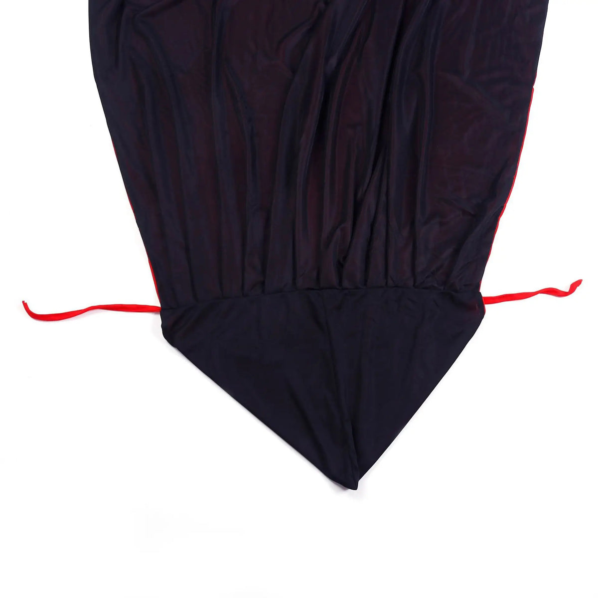 Halloween Women/Men's Hooded Cape Black and Red Reversible