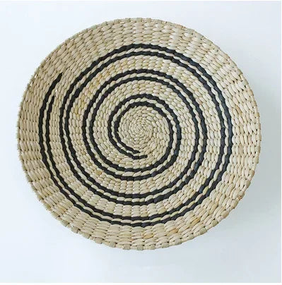Boho Hand Woven Wall Basket Hanging, Decorative, Rustic, and unique in any room