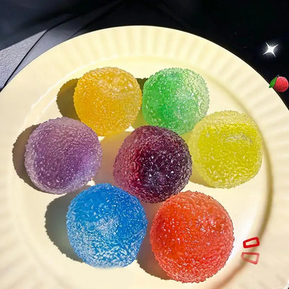 Sensory Slushie Squeeze Ball 1PC Reusable Crunchy Crackling Toy for Stress Relief
