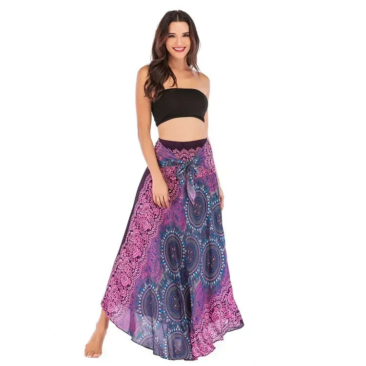 34 Different Designs of this Long Boho Bottom Lifts to Top Skirt, Vintage, Casual. 34 Different Designs