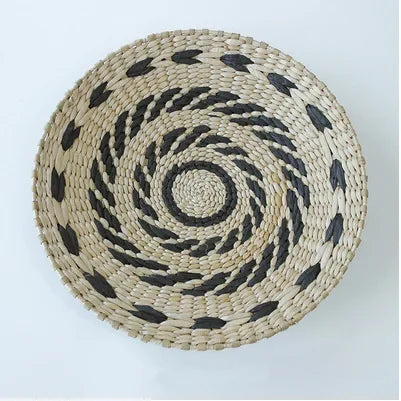Boho Hand Woven Wall Basket Hanging, Decorative, Rustic, and unique in any room