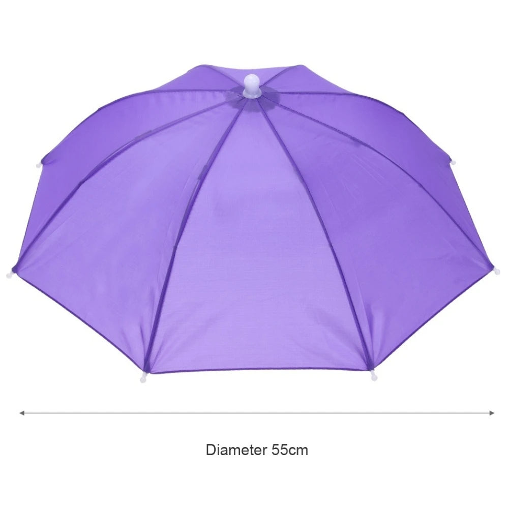 Portable Rain/UV Blocker for ballgames, fishing, and rain. Umbrella Hat