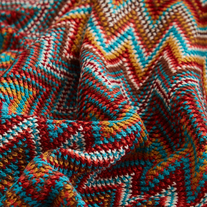 Boho Blankets with Aztec Baja Blanket Designs, Ethnic Sofa Cover
