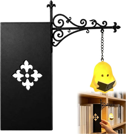 5 designs of Retro Bookshelf Lighting, Wall Mounted Reading Lamp, LED Night Light for Studious Ornamentation (Some Halloween, Some Not)