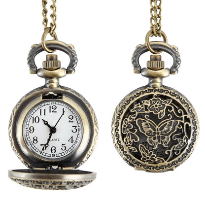 Small Vintage Pocket Watch Steampunk Quartz Watch. Various Styles