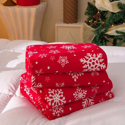 Christmas Flannel Throw Blanket in Various Sizes and Prints