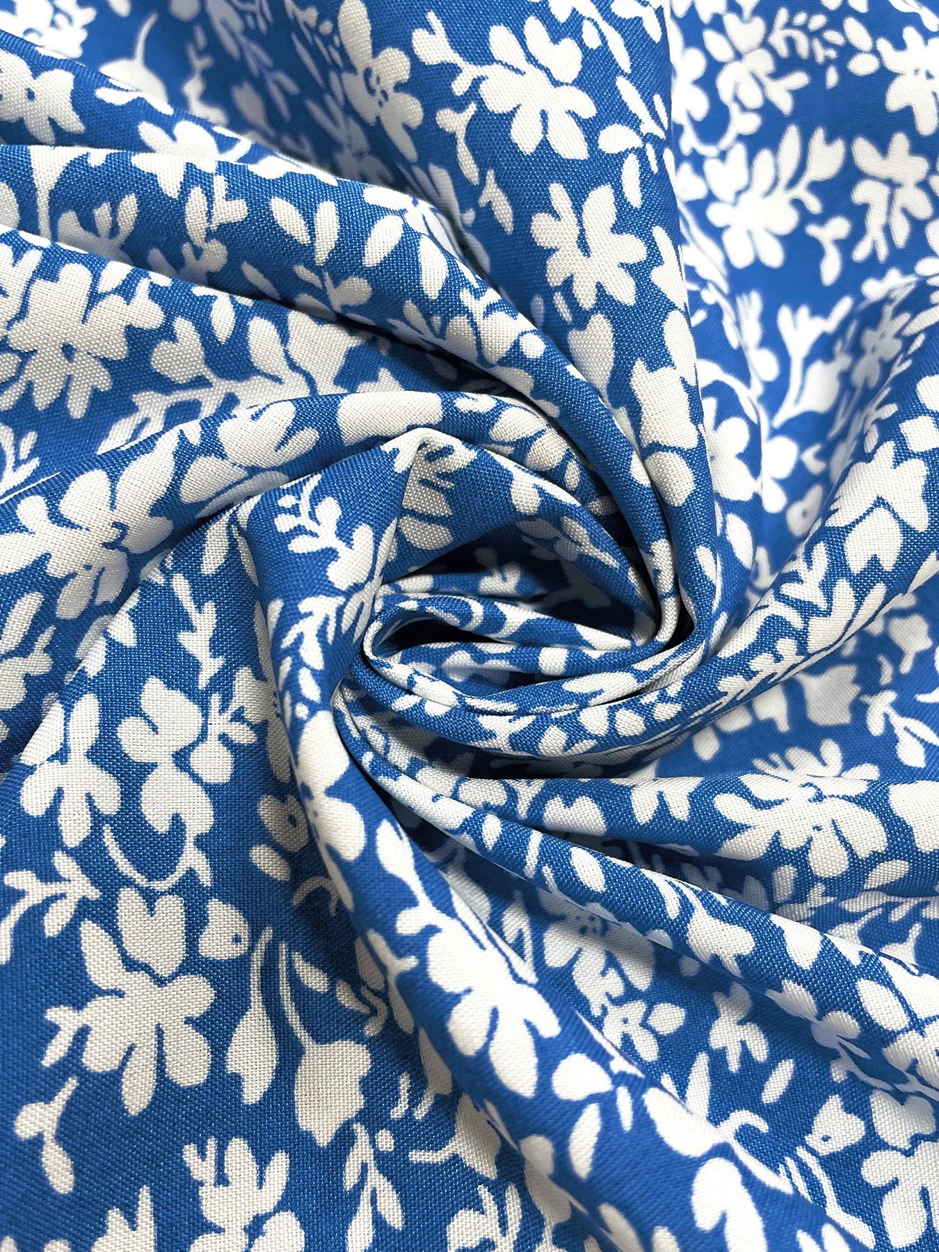6 Boho Floral Prints, Ruched Split Thigh, Slight Puff Sleeves, Square Neck Dress