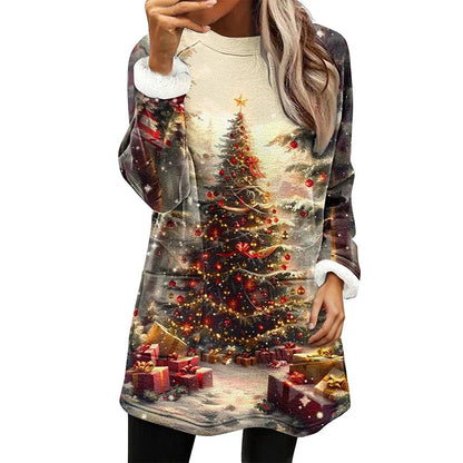 Casual Fleece Sweatshirts Women 15 prints or solids to choose from, with Pockets