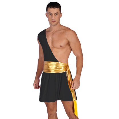 Adult Male Ancient Greco-Roman Warrior Gladiator Costume Halloween