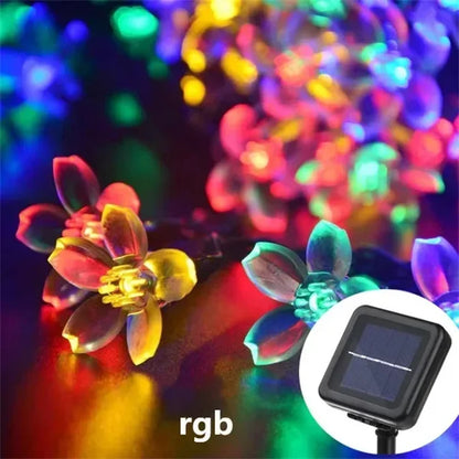 Frosted Globe Solar String Lights 100 LED IP65 Outdoor Fairy Lights