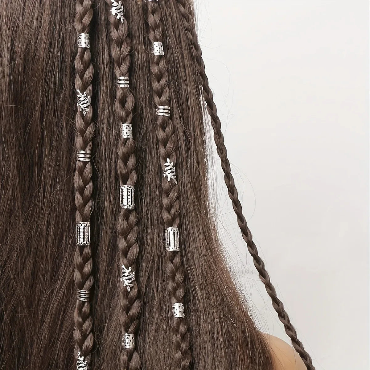 40Pieces Hollowed Out Hair Rings  (Can also be used as Ear Cuffs)