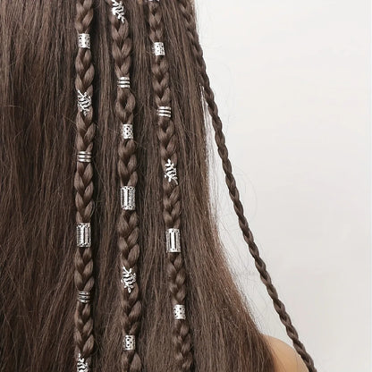 40Pieces Hollowed Out Hair Rings  (Can also be used as Ear Cuffs)