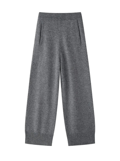 Sweater Suits, High Quality, 50% Wool Pullover With Knitted Pants