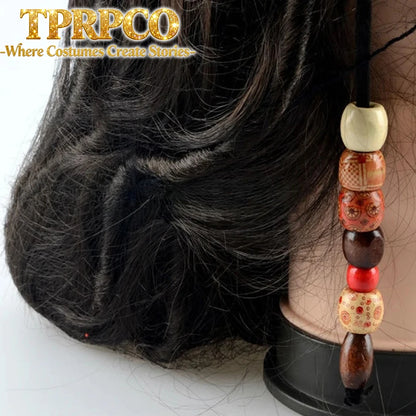 Pirate Captain Jack Sparrow Wig and Hat, Pirates of the Caribbean Cosplay Accessories
