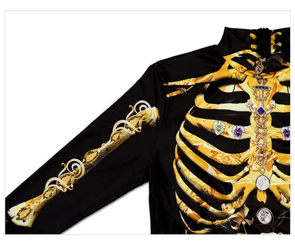 Bloody Nurse Cosplay Costume Dress Long Sleeves Sexy Tight Nurse Uniform and Skeleton Uniform.  Plus others