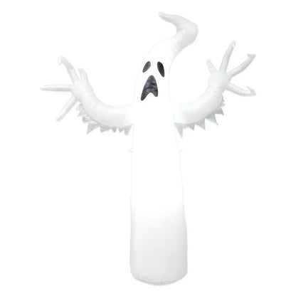 Halloween Inflatable Ghost, LED Light-up Ghost Decoration, Prop for Yard,