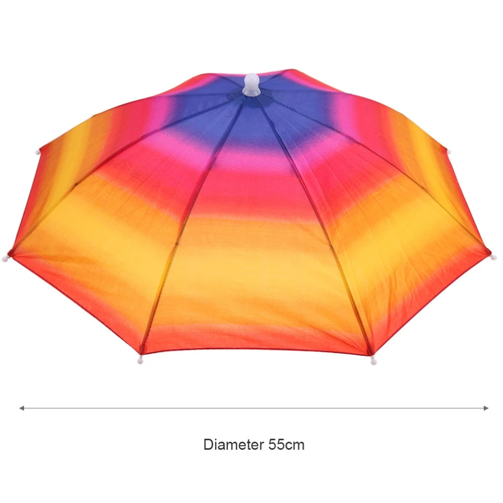 Portable Rain/UV Blocker for ballgames, fishing, and rain. Umbrella Hat