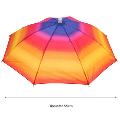 Portable Rain/UV Blocker for ballgames, fishing, and rain. Umbrella Hat