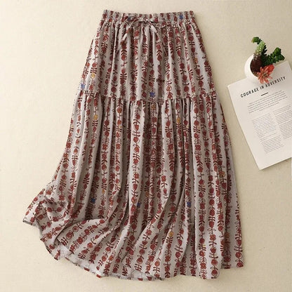 Sizes to 2XL, Floral Print, Elastic Waist, Country Style,