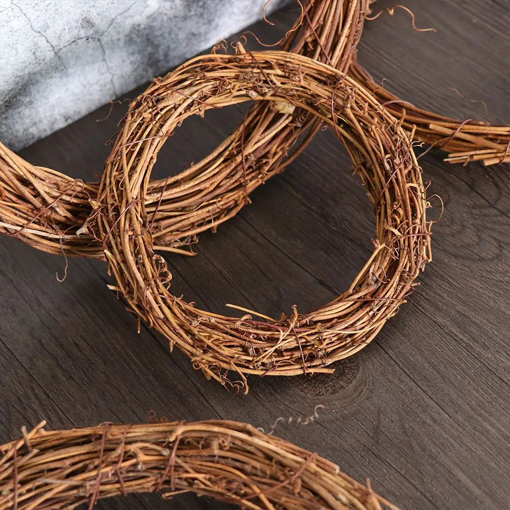 8-30CM  Artificial Wicker Vine Wreaths. Versatile to decorate for Halloween, Christmas, Kwanzae, Hanukkah, New Year, and any holiday or season!