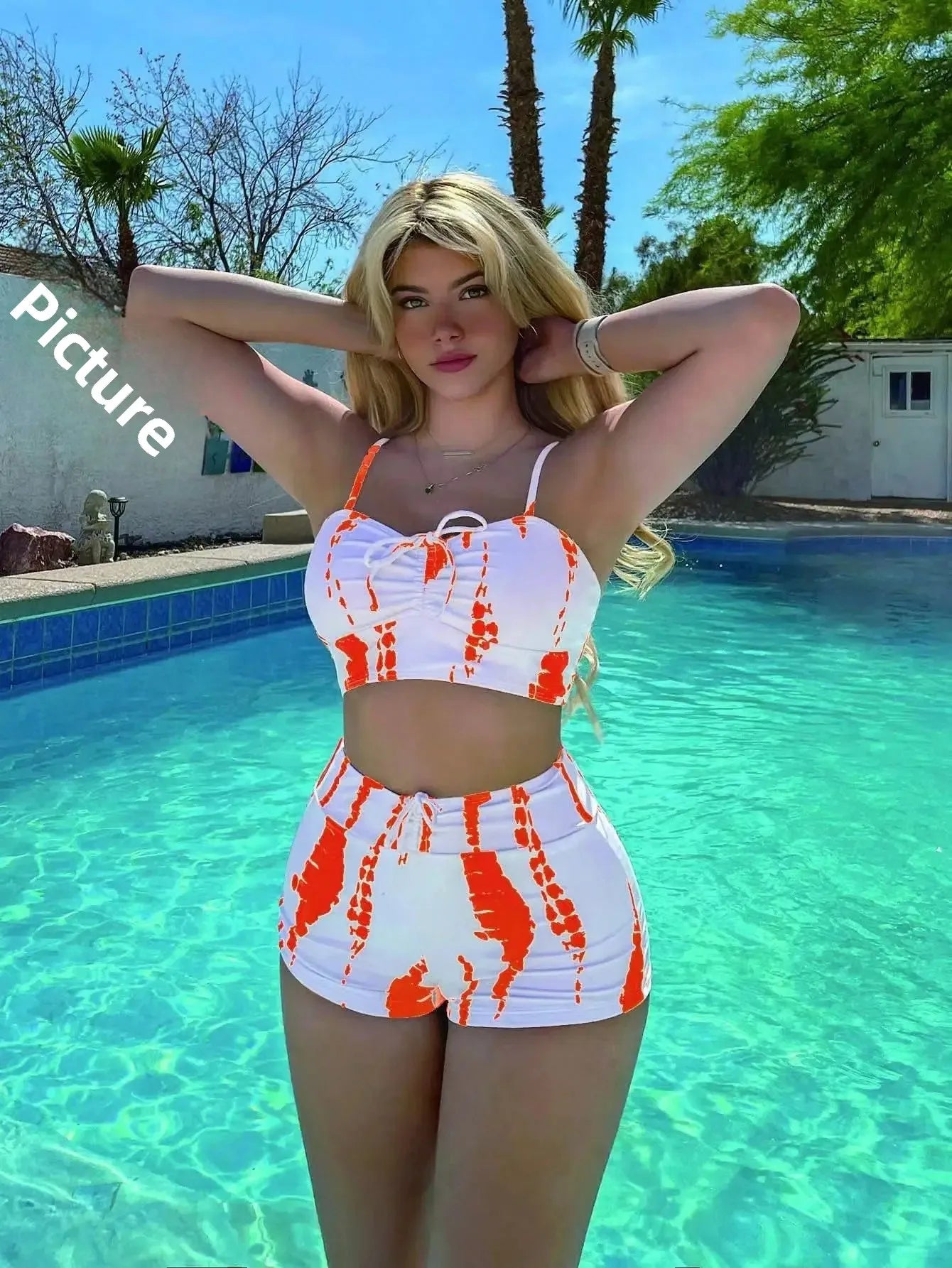 Sizes to 2XL in 6 Colors High-Waist Bikini Set