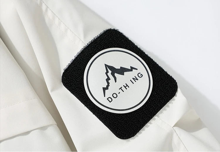 Lightweight, Wind and Waterproof Hooded Jacket. Velcro Banded Sleeves, 9 Colors