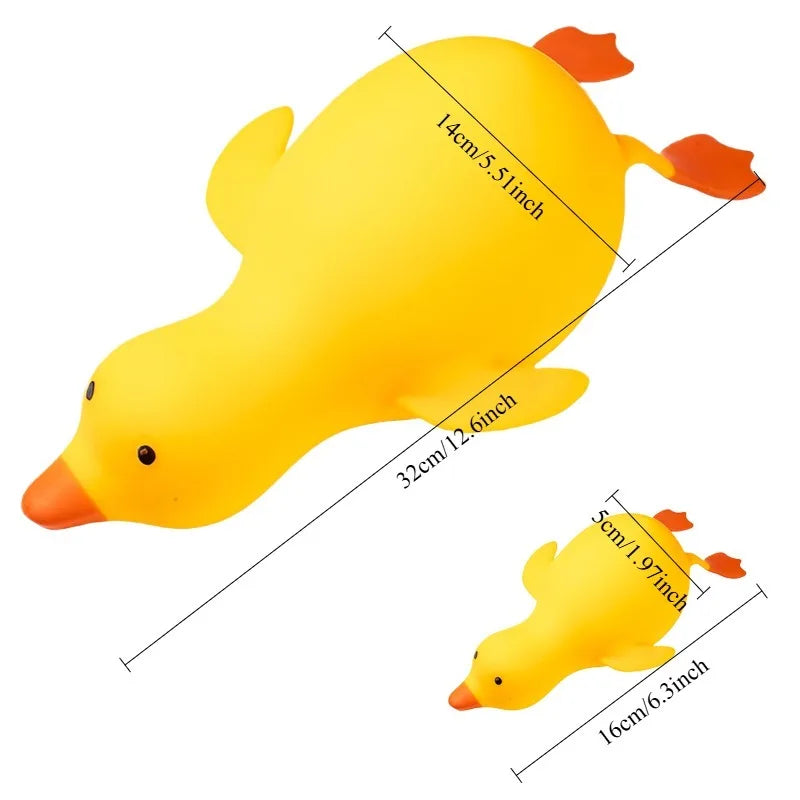 Squishy Antistress Duck Fidgets, Cute Decompression Devices, Various sizes and colors
