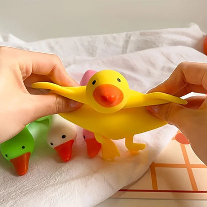 Squishy Antistress Duck Fidgets, Cute Decompression Devices, Various sizes and colors