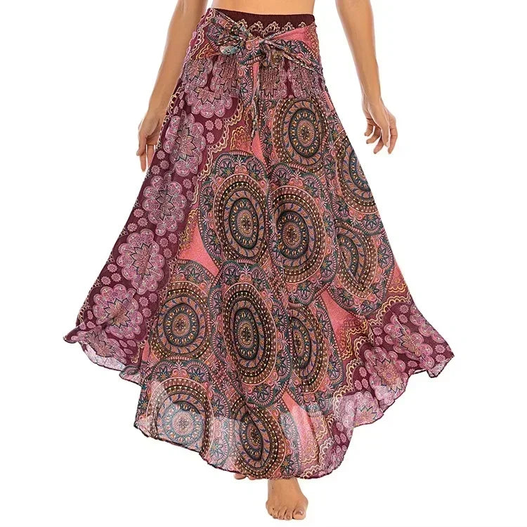 34 Different Designs of this Long Boho Bottom Lifts to Top Skirt, Vintage, Casual. 34 Different Designs