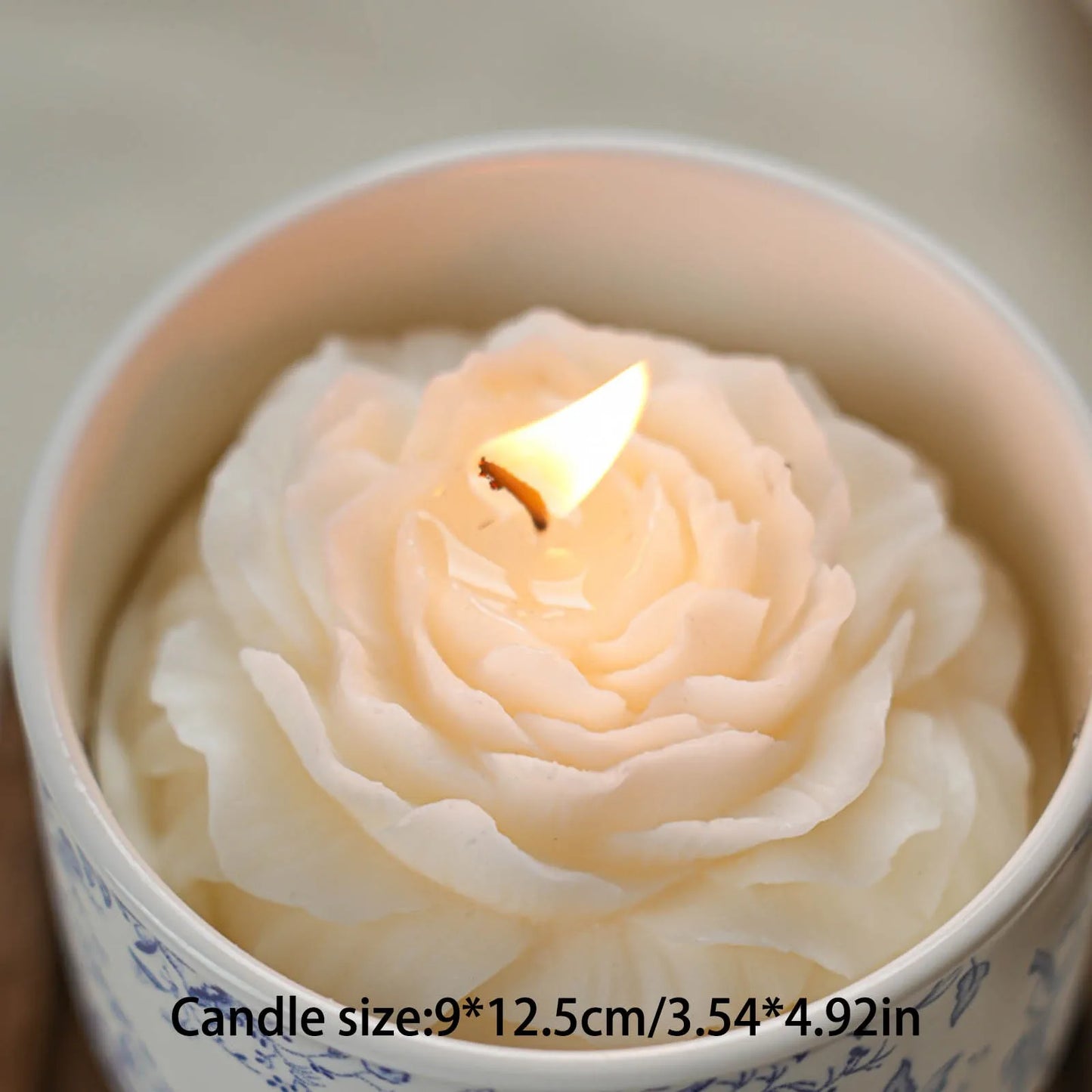 Scented Candles in Jars with Wooden Wick Decorative Aromatic Candles