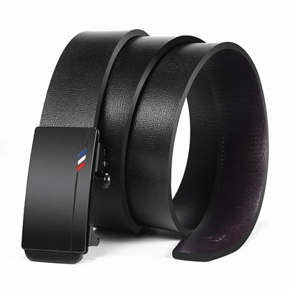Plus sizes to 51 inches (130 cm). Hidden Headphone Jack, Quality Belts of Genuine Luxury Leather in Brown and Black