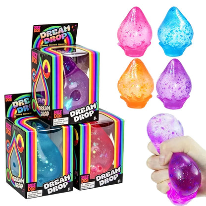 Needoh Dream Drop Squishy Sensory Toy, Slow Rebound, Non-toxic, Anxiety Relief