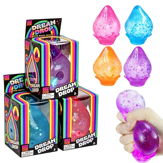 Needoh Dream Drop Squishy Sensory Toy, Slow Rebound, Non-toxic, Anxiety Relief
