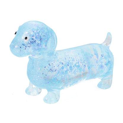 Dachshund Squishies Stretch Squeeze Sensory Toy Cute Dog Shape