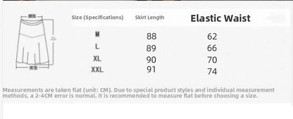 Retro Ethnic Print Flax A-Line Midi Skirt High Waist Drawstring Sizes to 2XL