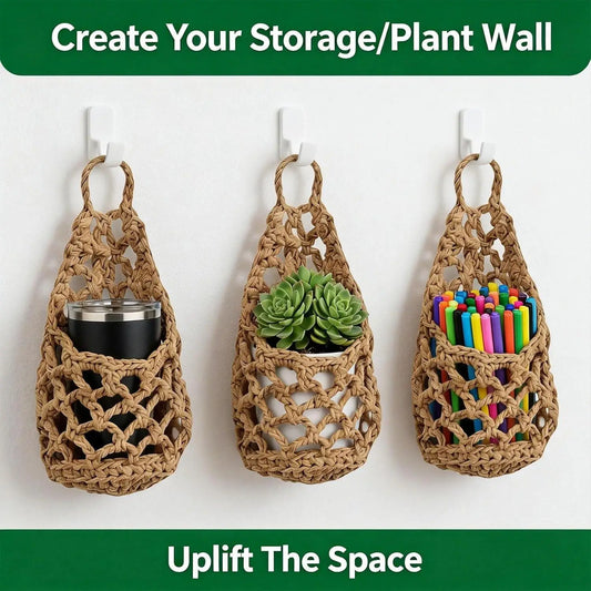 Boho Home Decor Plant Hanger or holder for sunglasses, lint rollers, keys, or anything you need handy beside the door