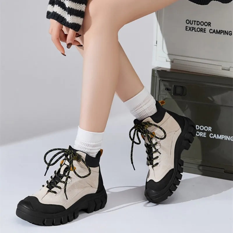 Women's Short Outdoor Work and Hiking Boots