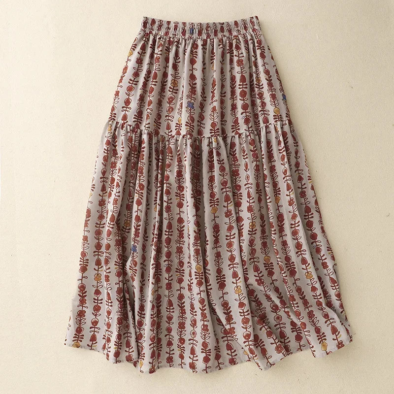 Sizes to 2XL, Floral Print, Elastic Waist, Country Style,
