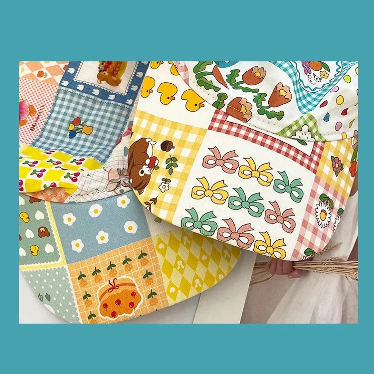 Unique design Headscarves on a Baseball Cap.  A variety of design choices