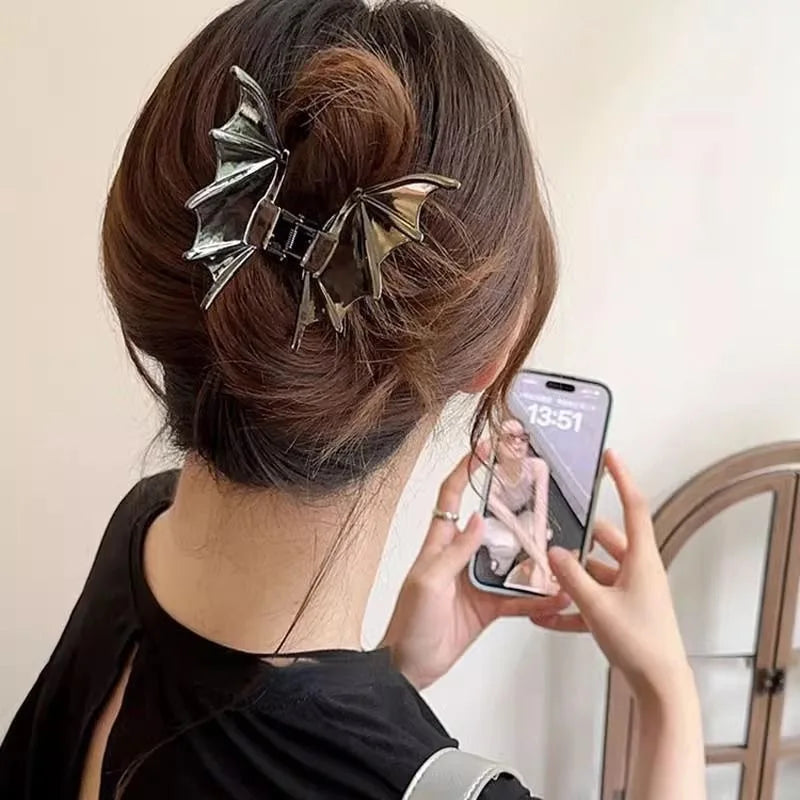 1pc Halloween Metal Hairpin Punk Style