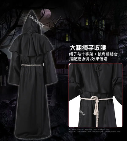 Medieval Monk Robes, Wizard Costumes, Priest Costumes