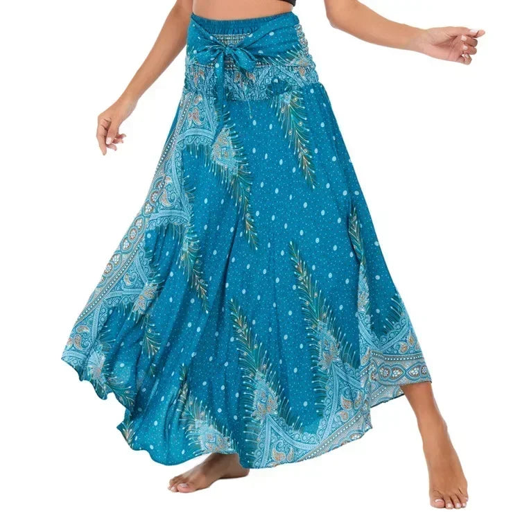34 Different Designs of this Long Boho Bottom Lifts to Top Skirt, Vintage, Casual. 34 Different Designs