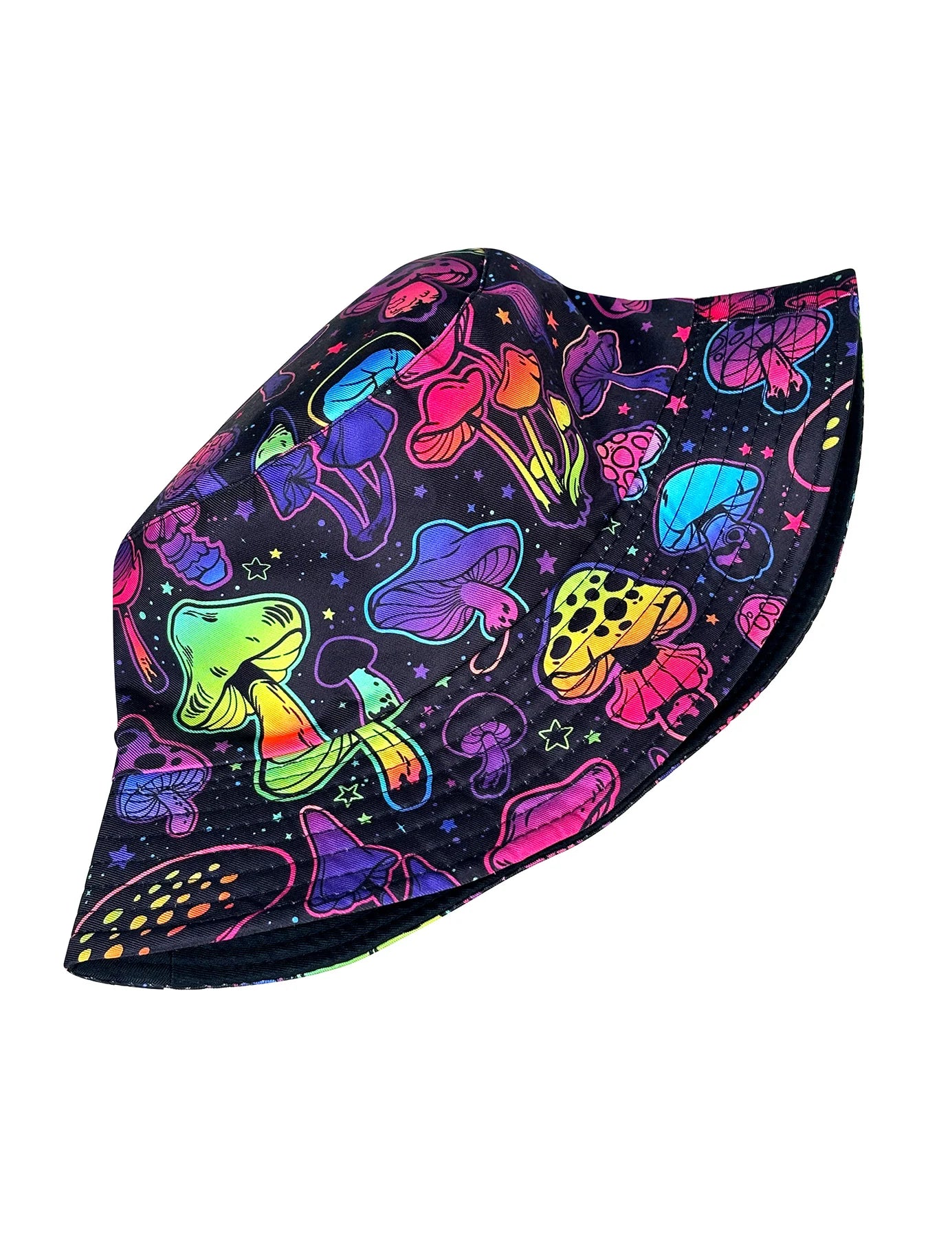 Perfect Reversible Dreamy Colorful Mushroom Bucket Hat