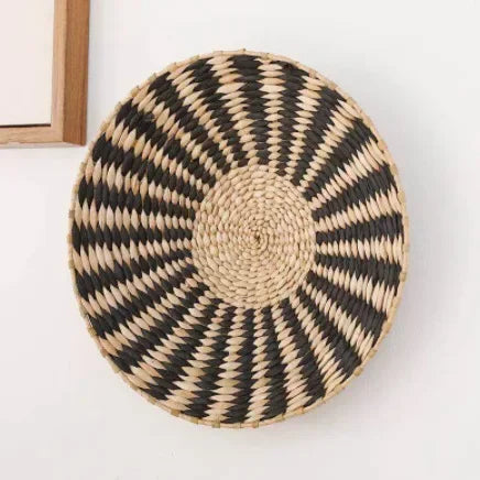 Boho Hand Woven Wall Basket Hanging, Decorative, Rustic, and unique in any room